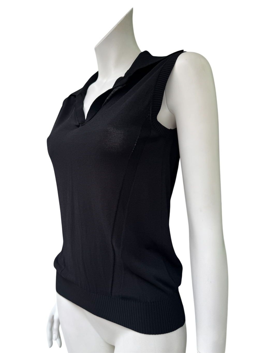 Plein Sud sleeveless collared top