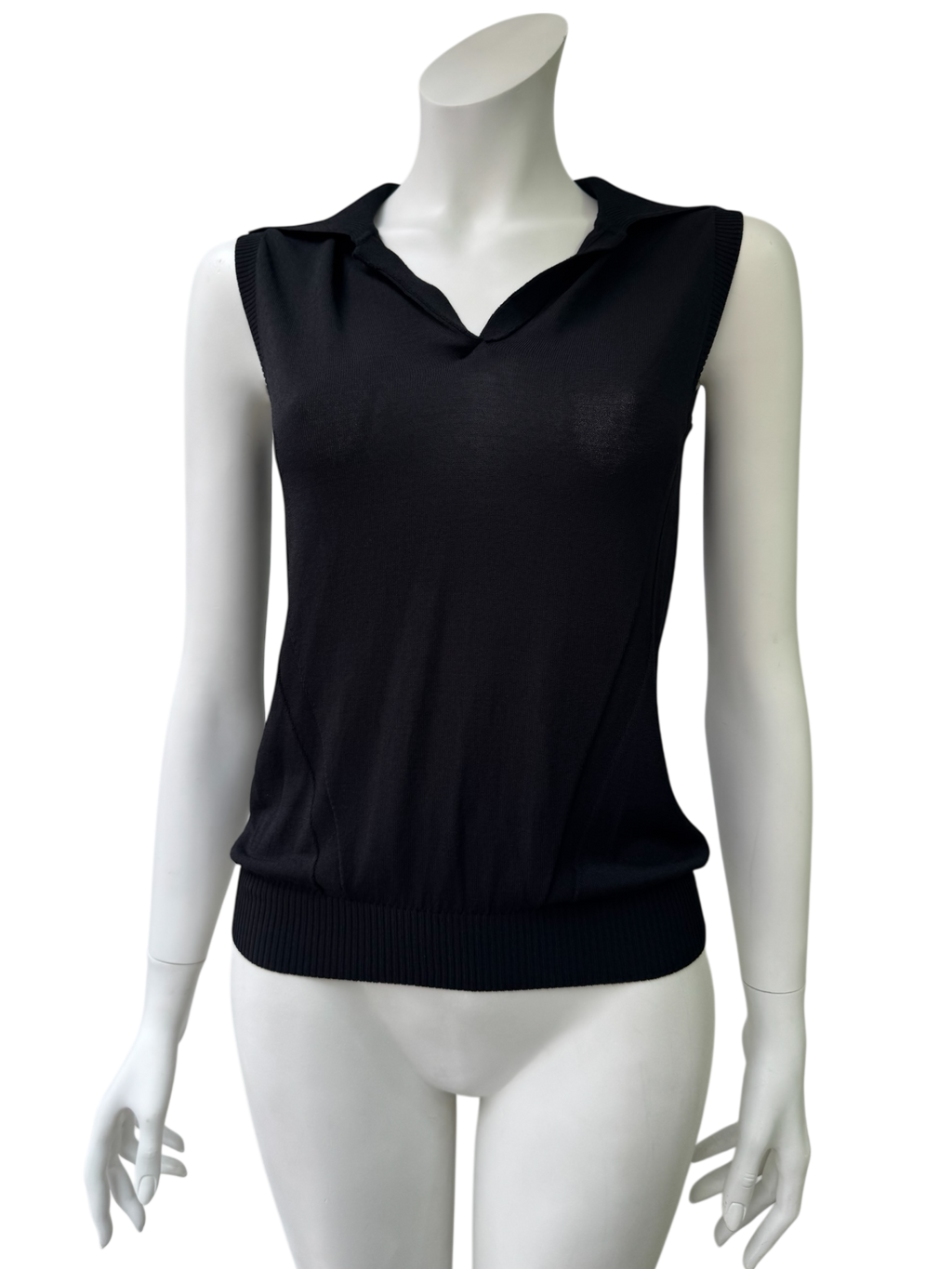 Plein Sud sleeveless collared top