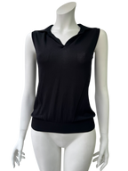 Plein Sud sleeveless collared top