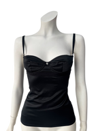 D&G Black Satin Bustier