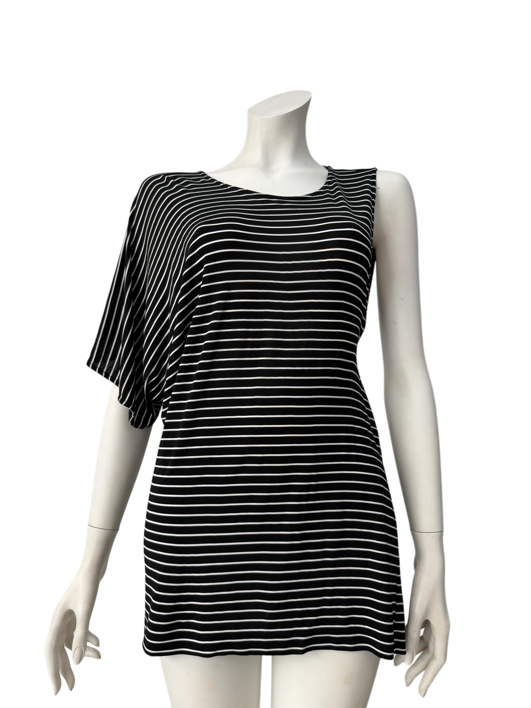 MM6 Twisted Stripped Tunic Top