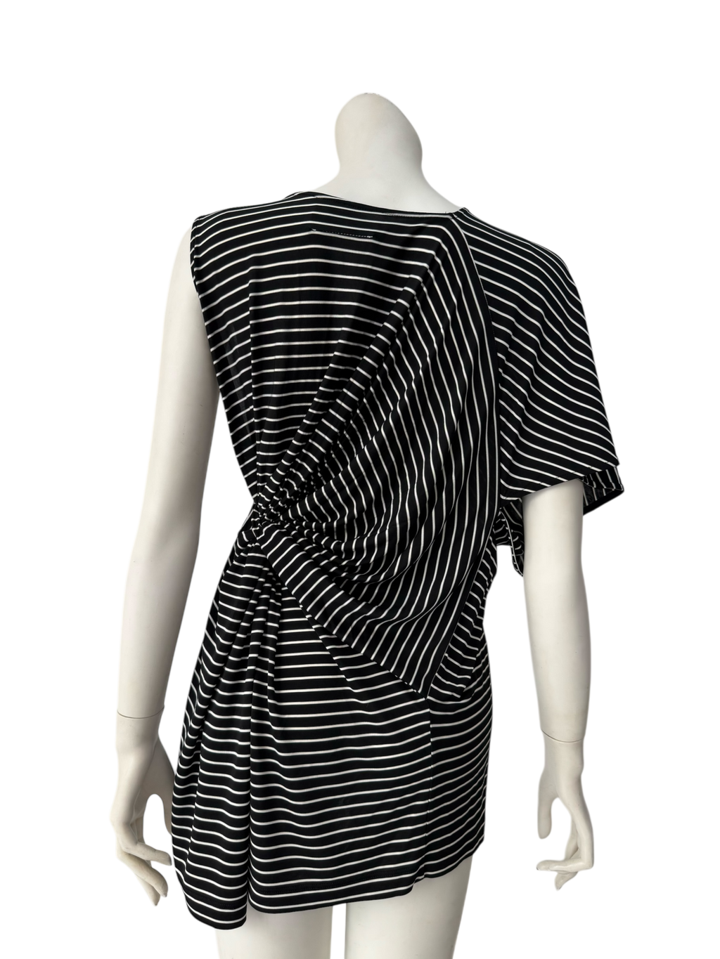 MM6 Twisted Stripped Tunic Top