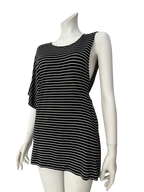 MM6 Twisted Stripped Tunic Top