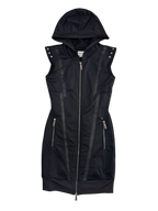 Diesel Sleeveless Hooded Zip Dress