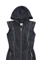 Diesel Sleeveless Hooded Zip Dress