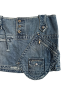 Diesel Denim Cargo Style Mini Skirt