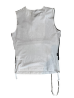 Moschino Black & White Trompe-l’œil Vest Top