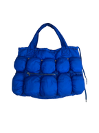 Marithé + François Girbaud Blue Puffer Tote Bag