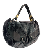 Dolce & Gabbana Leather and Shearling Bag