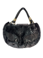 Dolce & Gabbana Leather and Shearling Bag