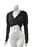 Cop Copine Long Sleeve Cropped Top