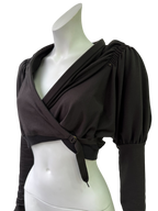 Cop Copine Long Sleeve Cropped Top