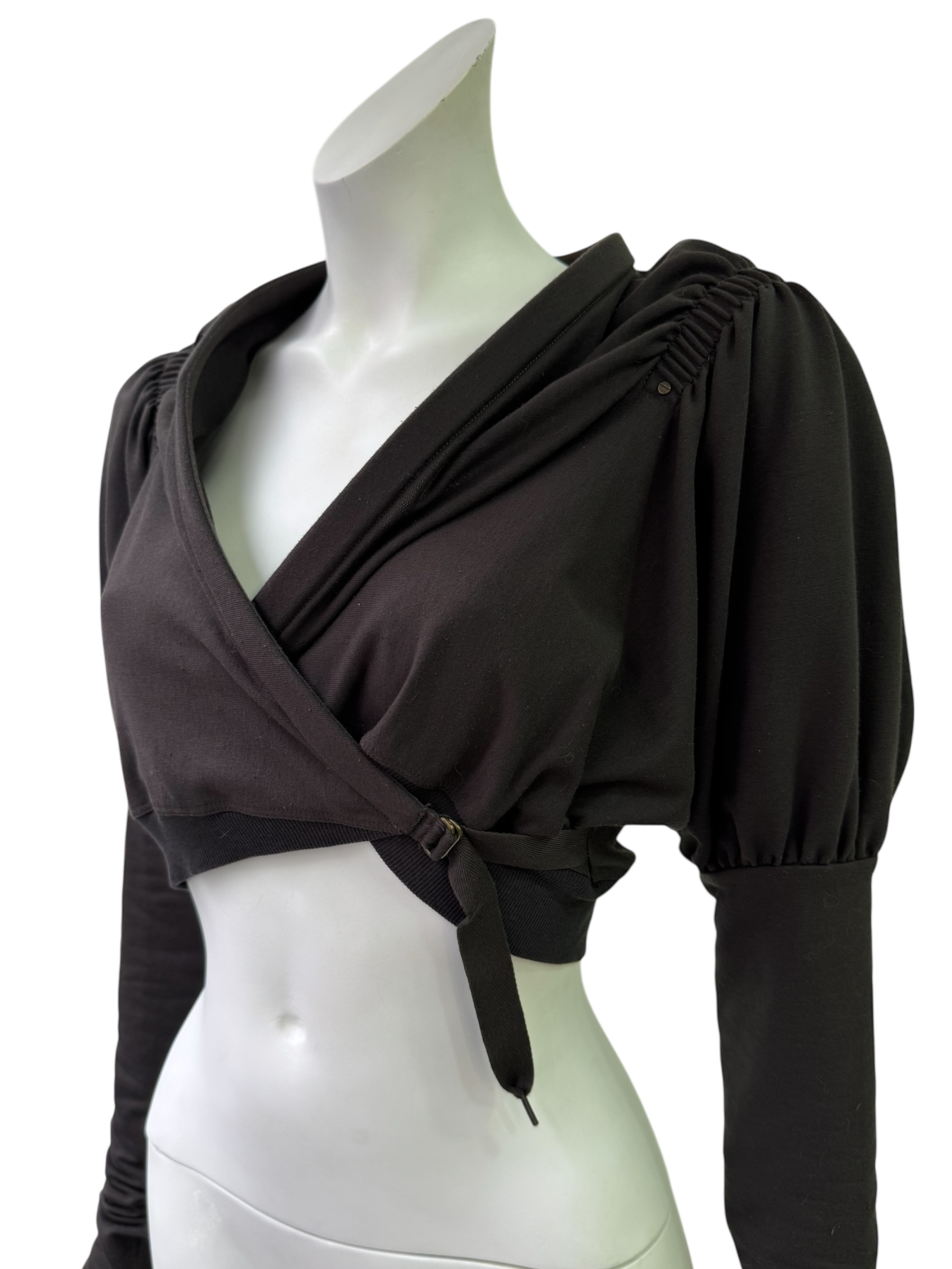 Cop Copine Long Sleeve Cropped Top