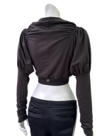 Cop Copine Long Sleeve Cropped Top