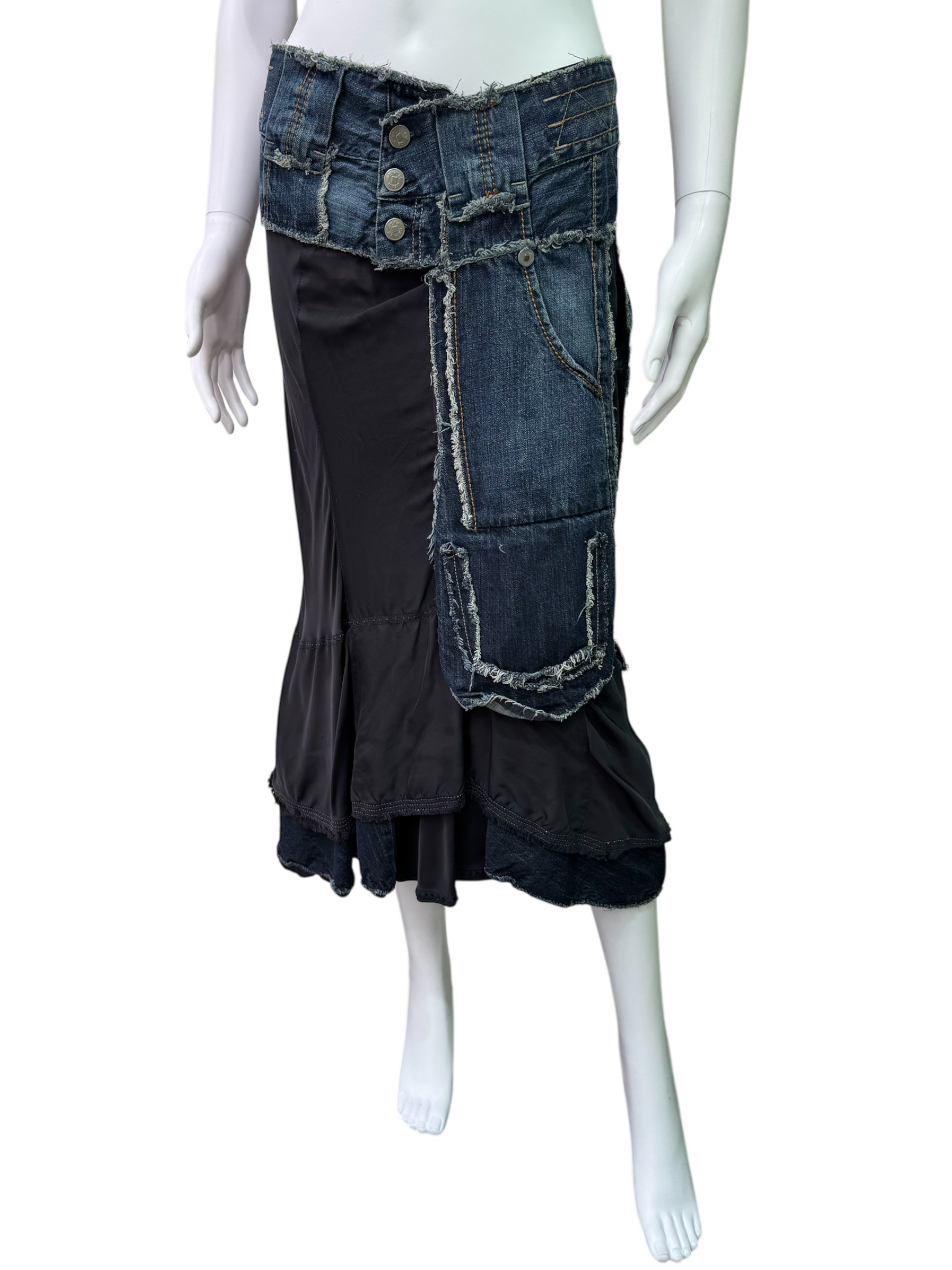 M+F Girbaud Maxi Skirt