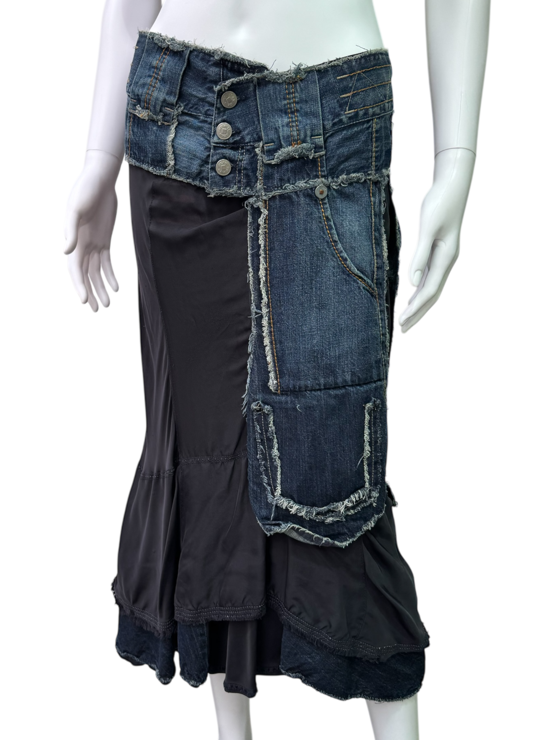 M+F Girbaud Maxi Skirt