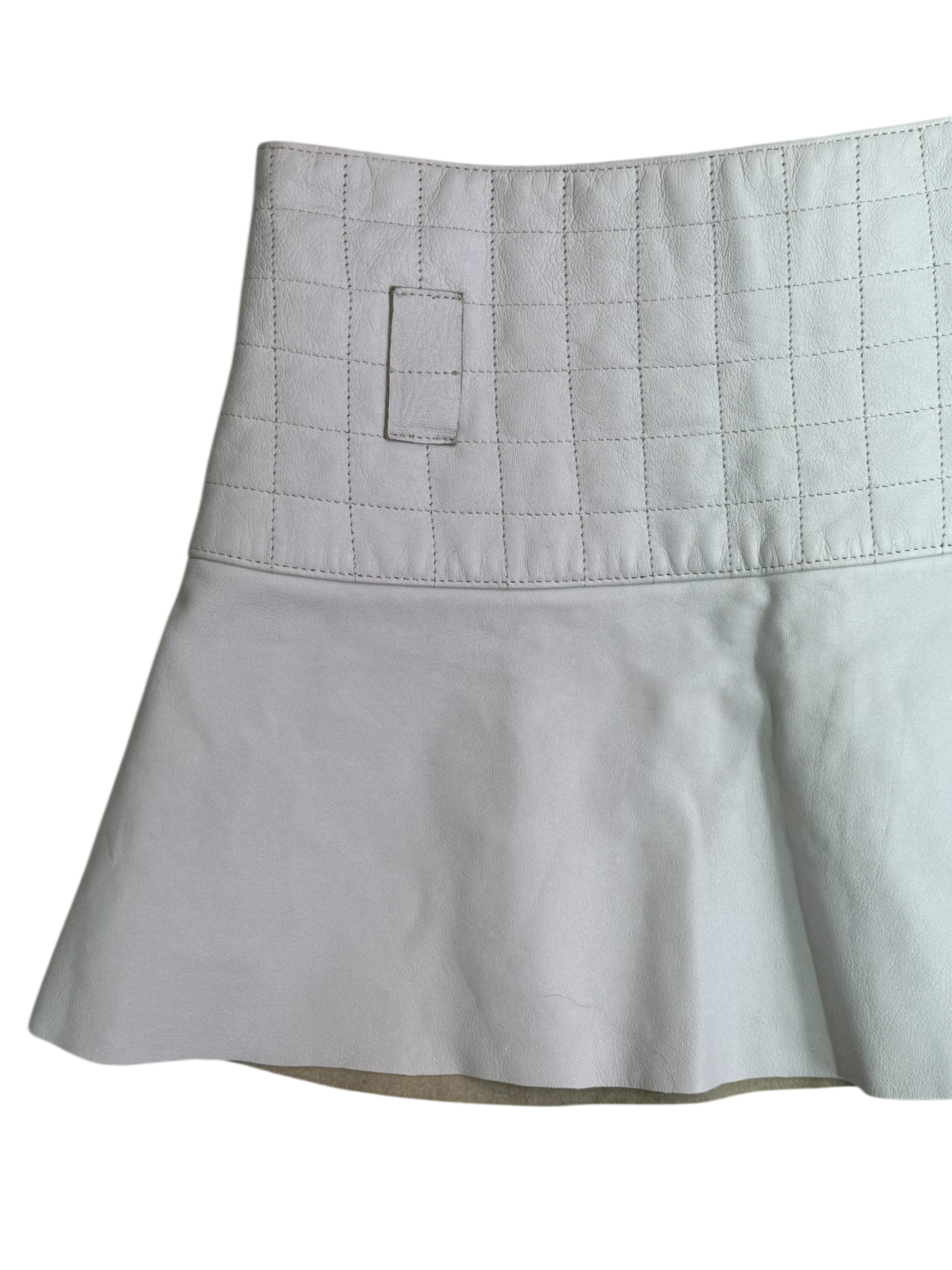 Plein Sud Mini Leather Skirt