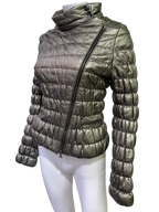 Metallic Leather Jacket