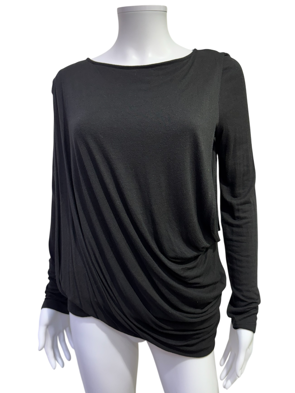 Plein Sud Drapped Long Sleeve Top
