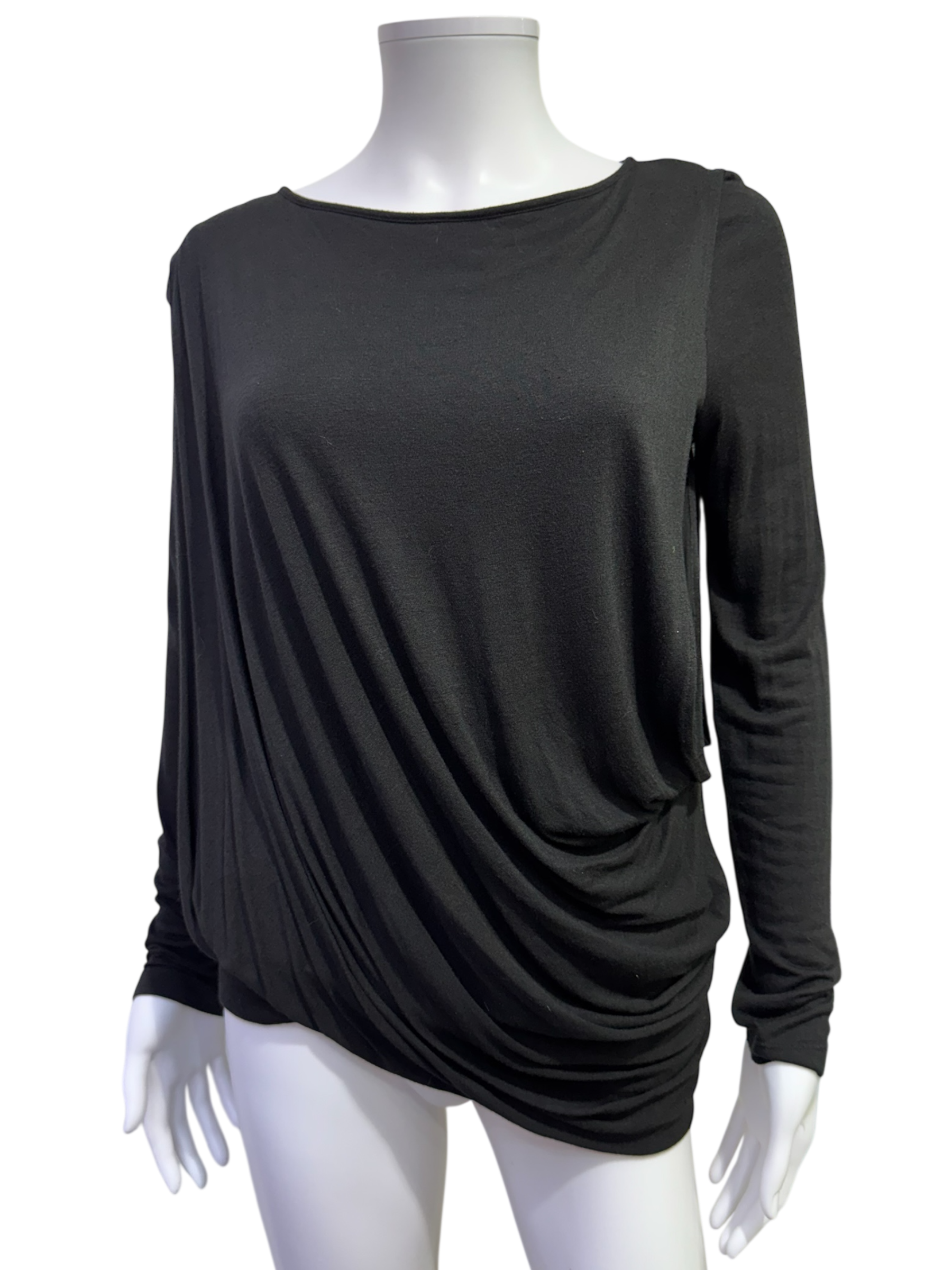 Plein Sud Drapped Long Sleeve Top