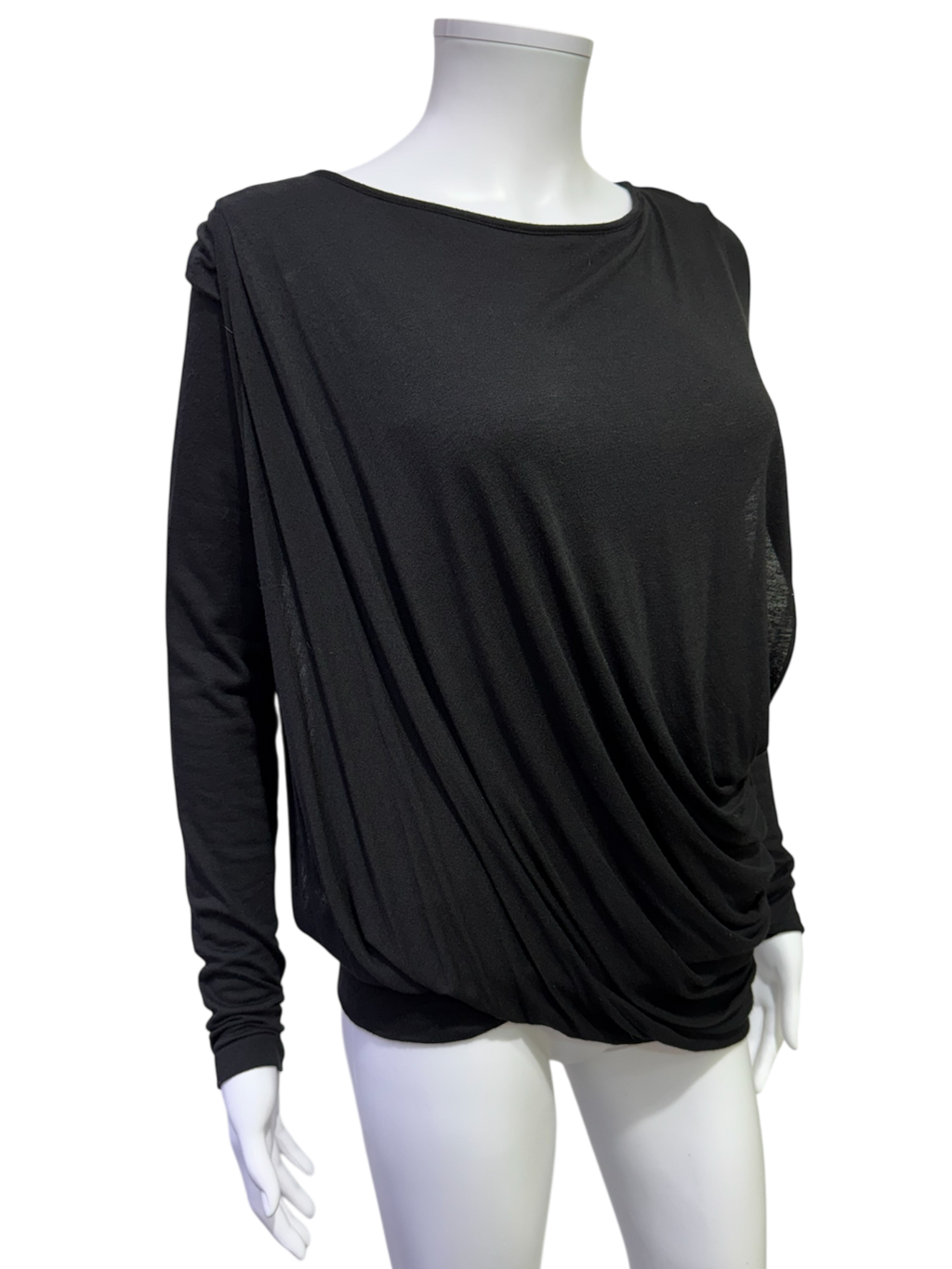 Plein Sud Drapped Long Sleeve Top