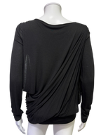 Plein Sud Drapped Long Sleeve Top