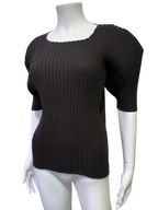Issey Miyake Pleated Sculptural Top