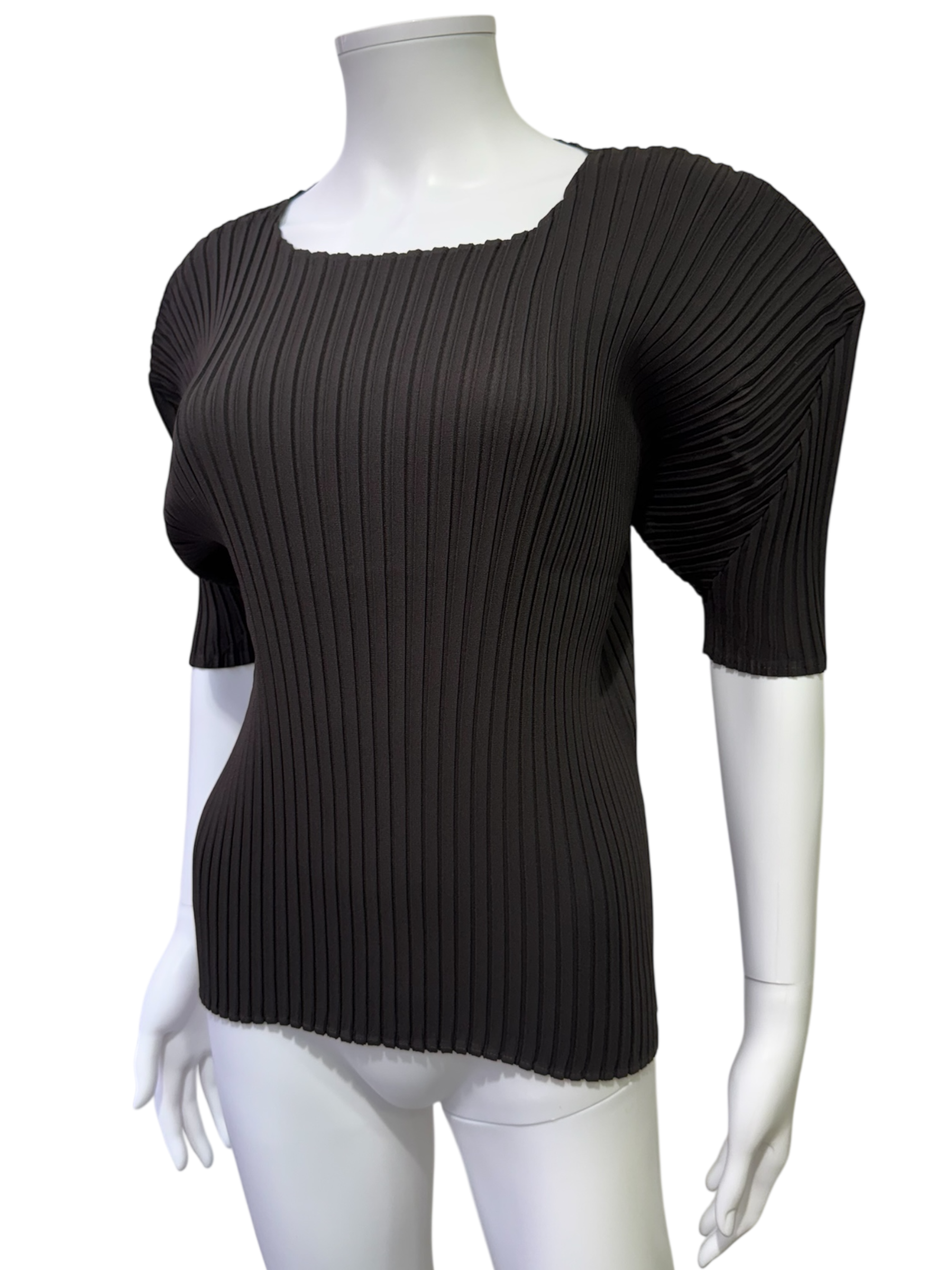 Issey Miyake Pleated Sculptural Top