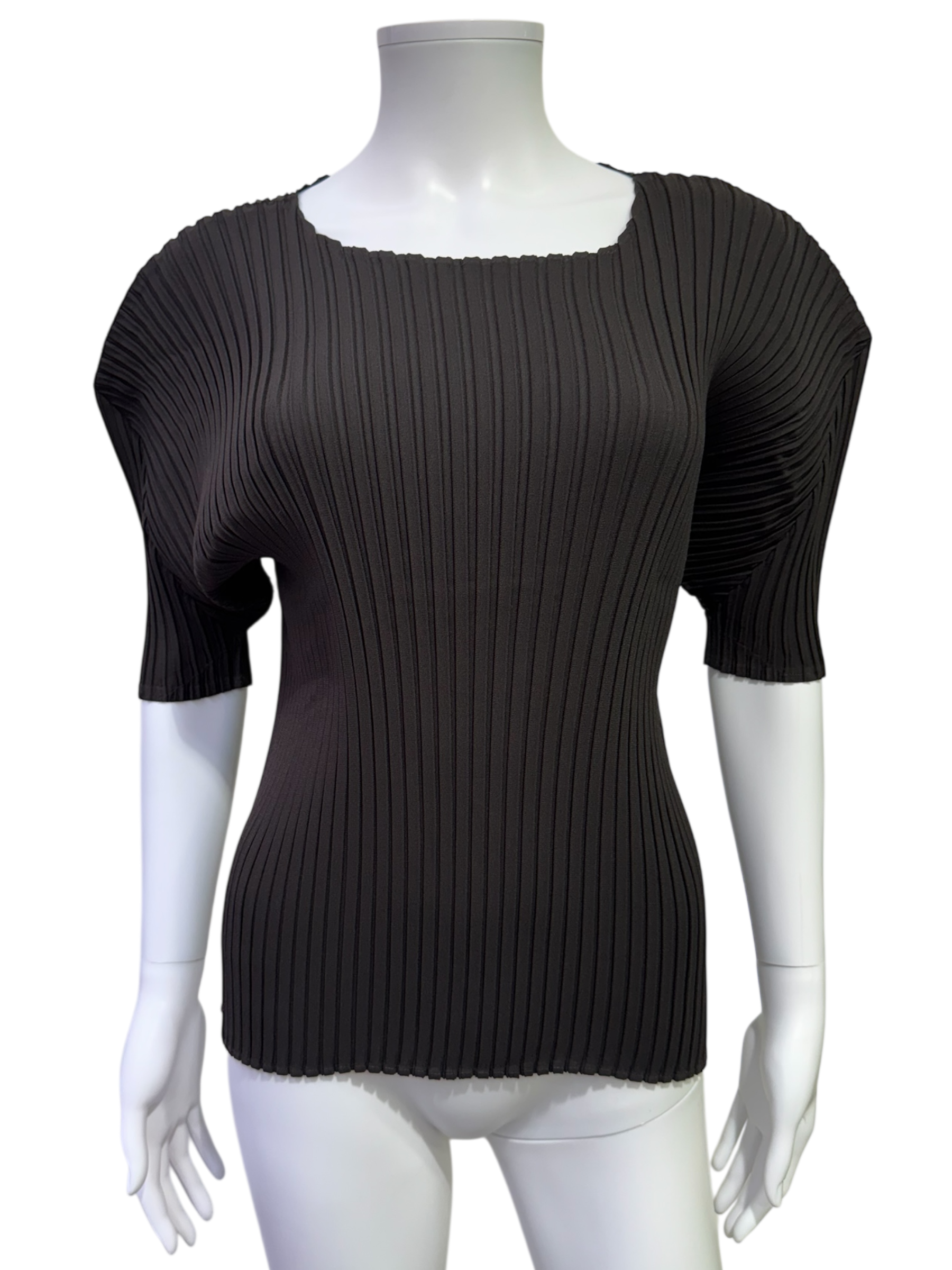 Issey Miyake Pleated Sculptural Top