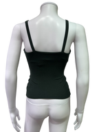 Italian Brand Deep Green Top With Zip Detail