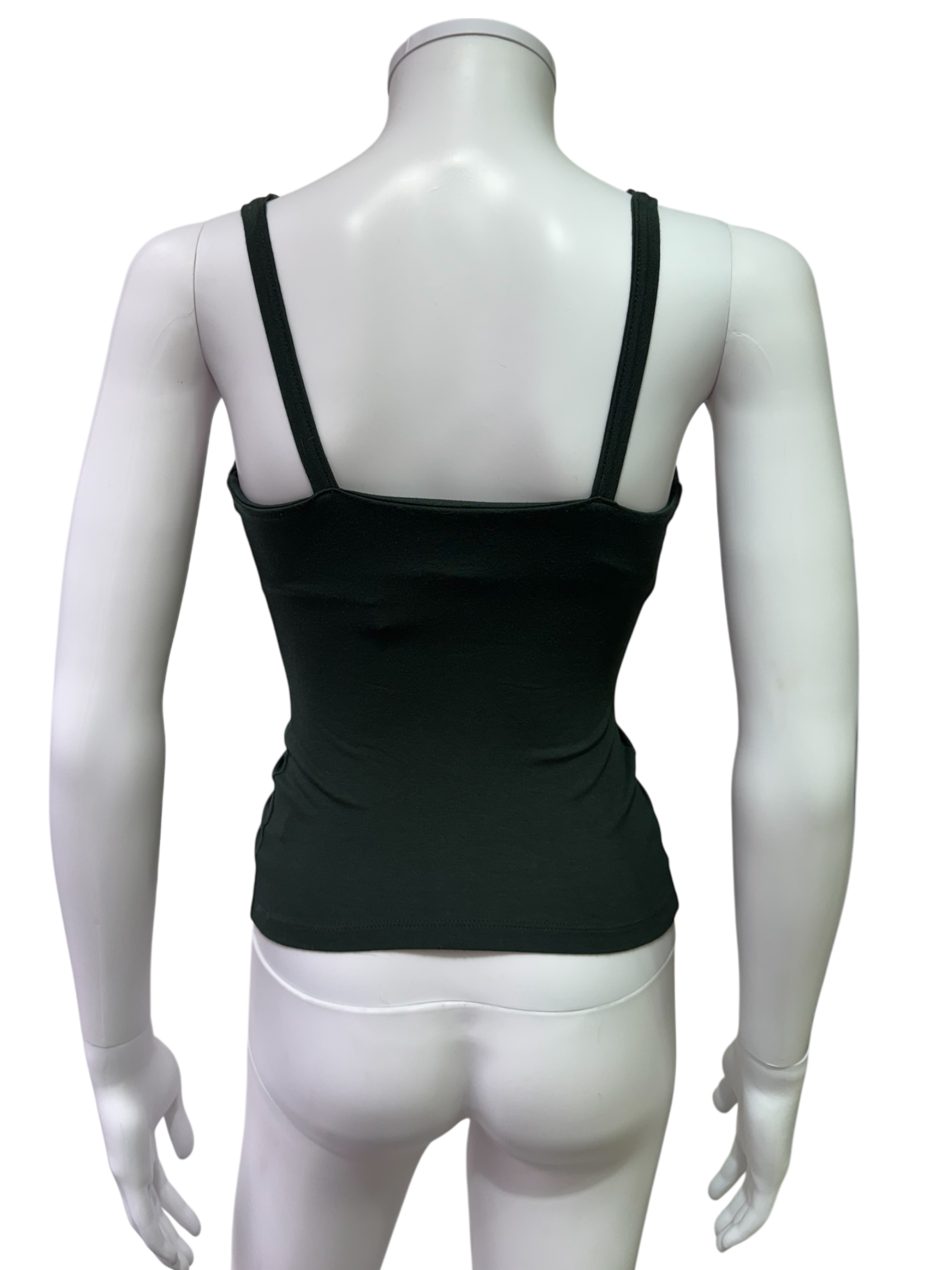 Italian Brand Deep Green Top With Zip Detail