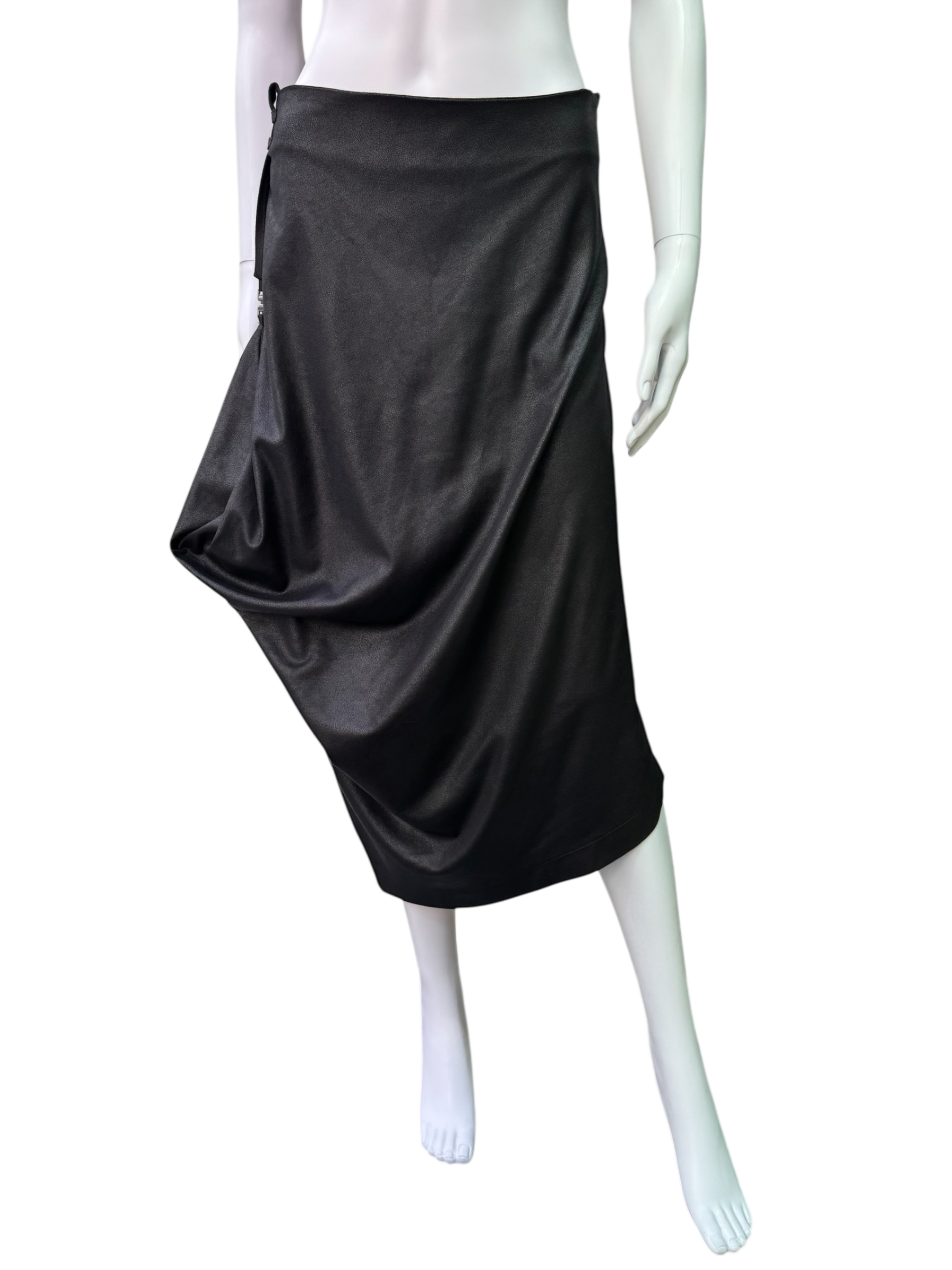 Cop Copine Leather Look Skirt