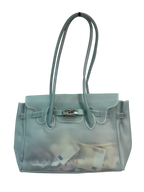 Blue Semi-Transparent Firkin Bag