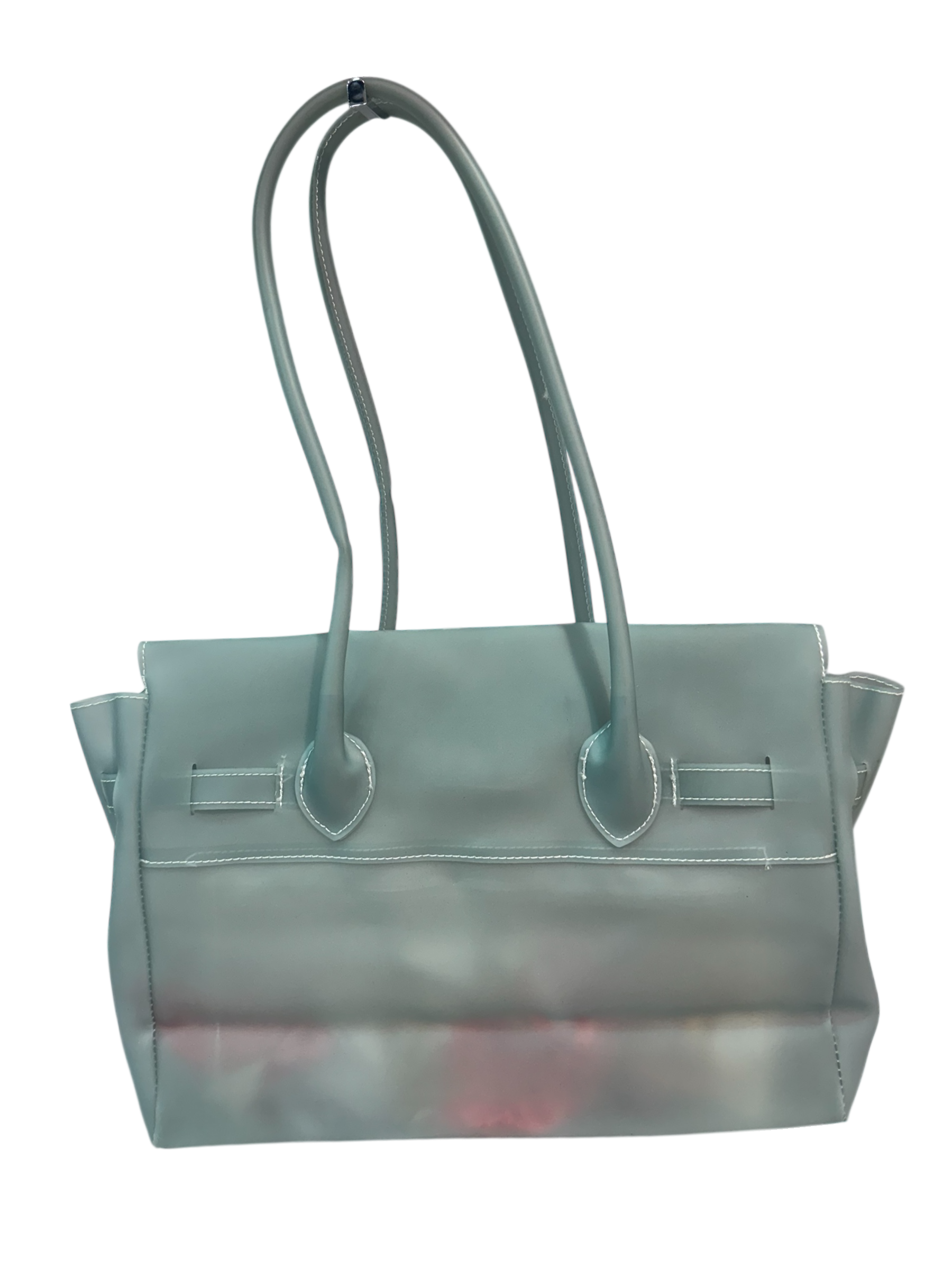 Blue Semi-Transparent Firkin Bag