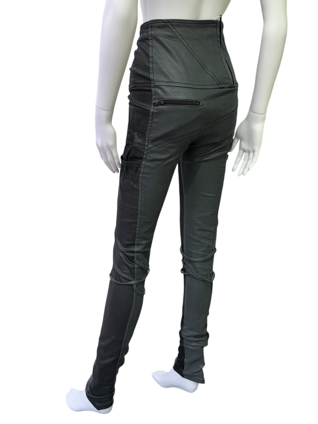 High-Waisted Demobaza Pants