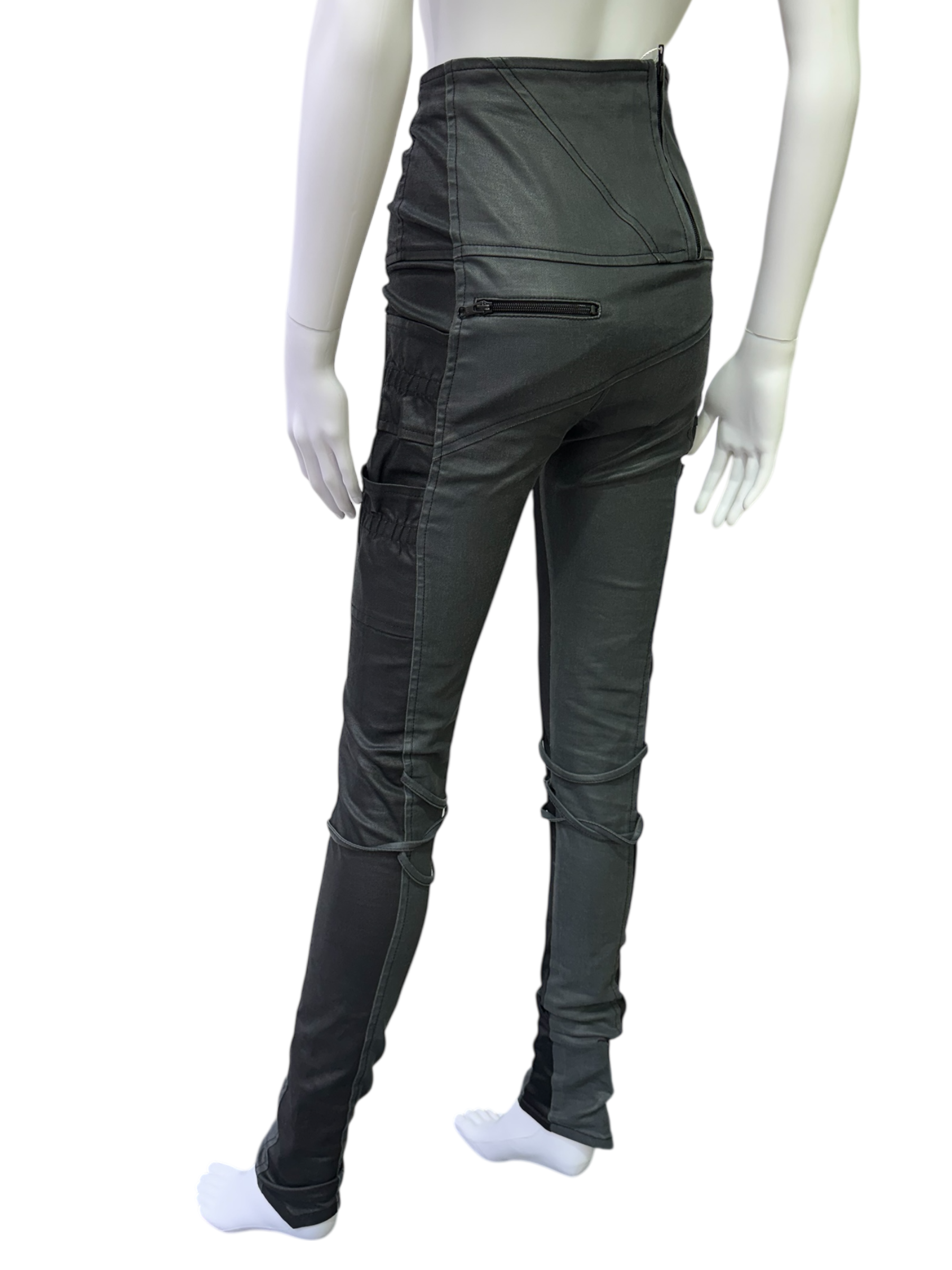 High-Waisted Demobaza Pants