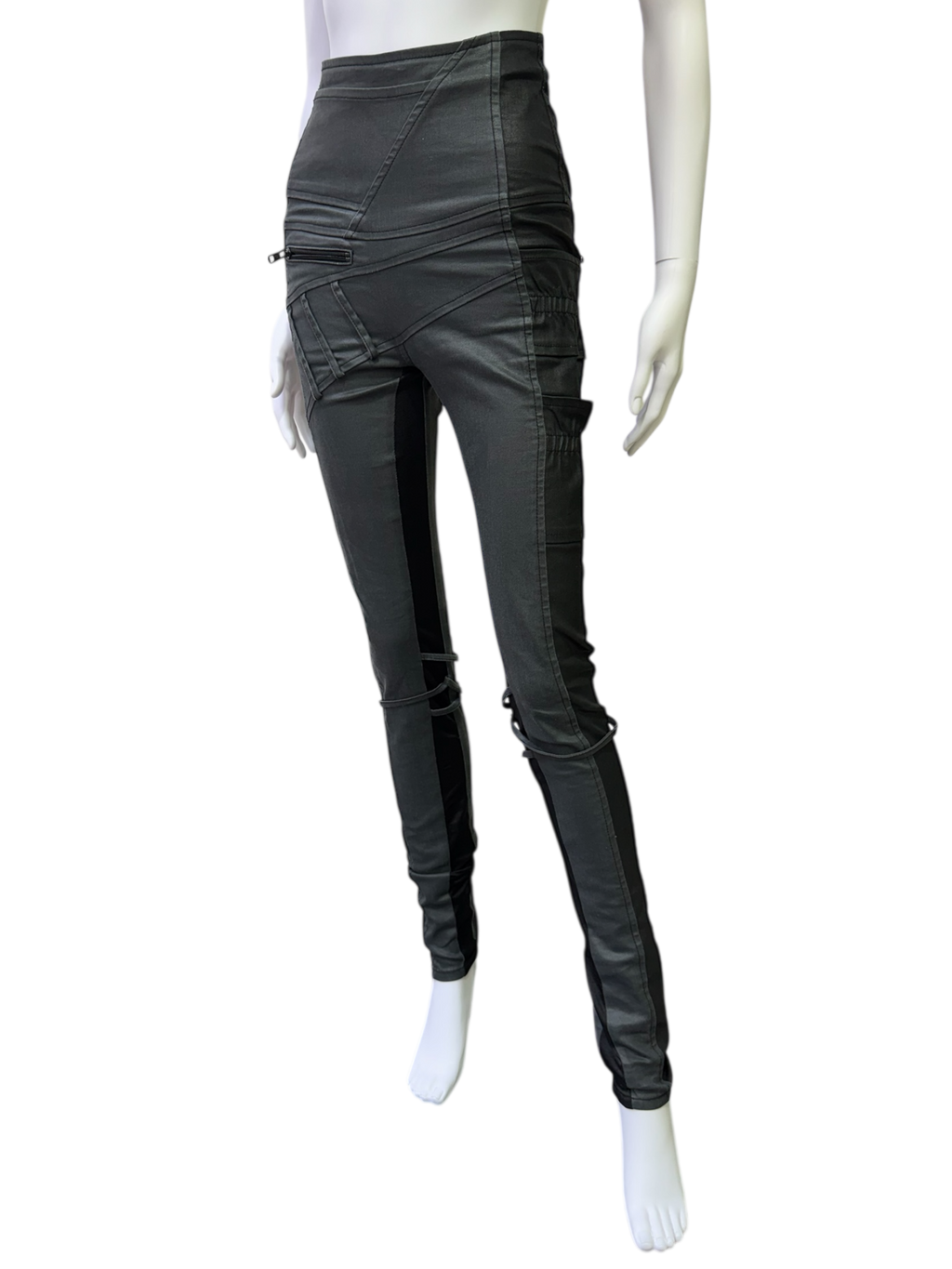 High-Waisted Demobaza Pants