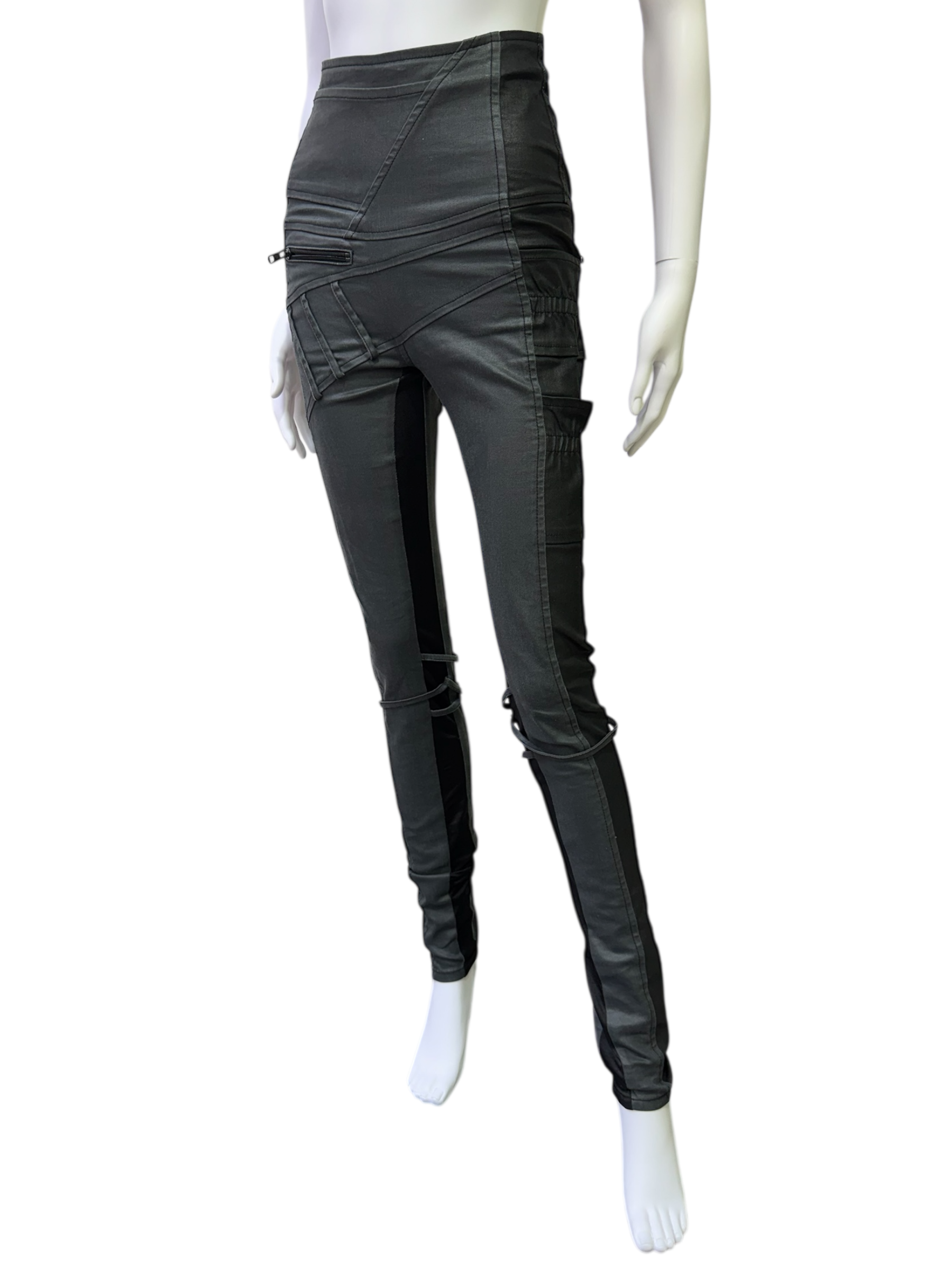 High-Waisted Demobaza Pants