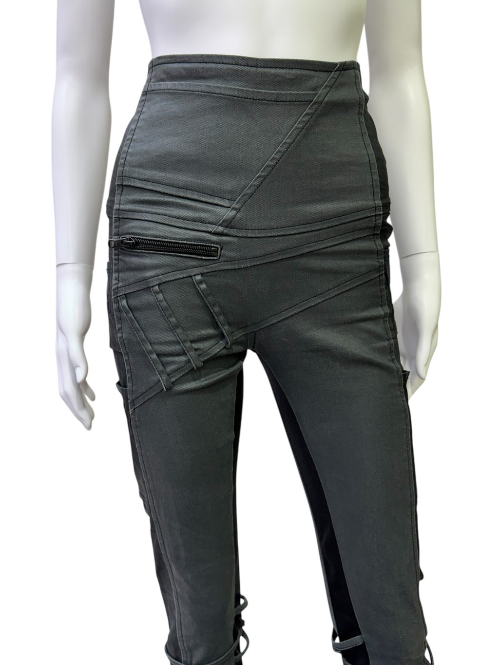 High-Waisted Demobaza Pants
