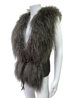 Mongolian Fur & Leather Gilet