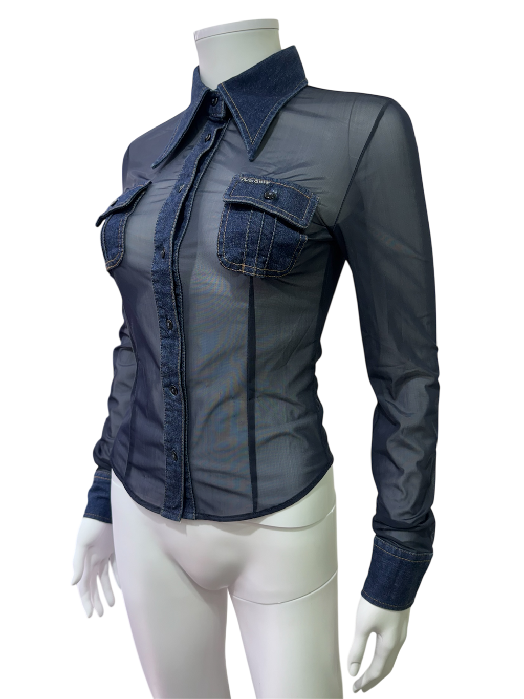 Miss Sixty transparent shirt