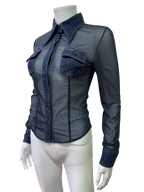 Miss Sixty transparent shirt