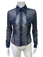 Miss Sixty transparent shirt