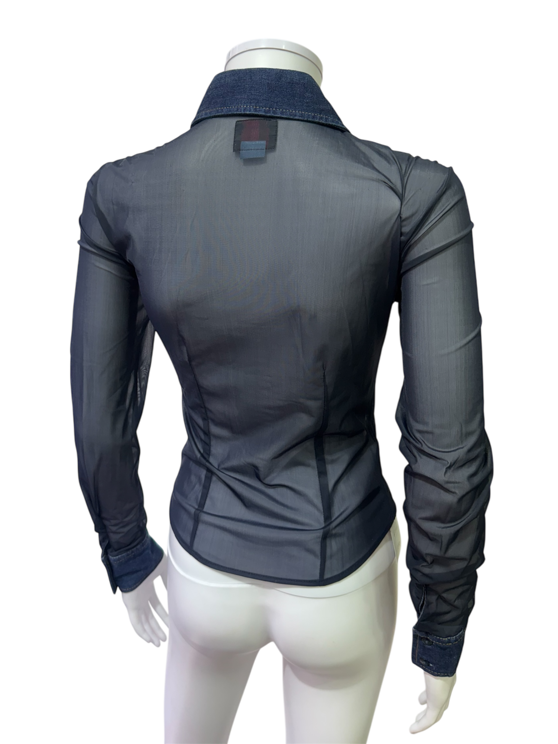 Miss Sixty transparent shirt