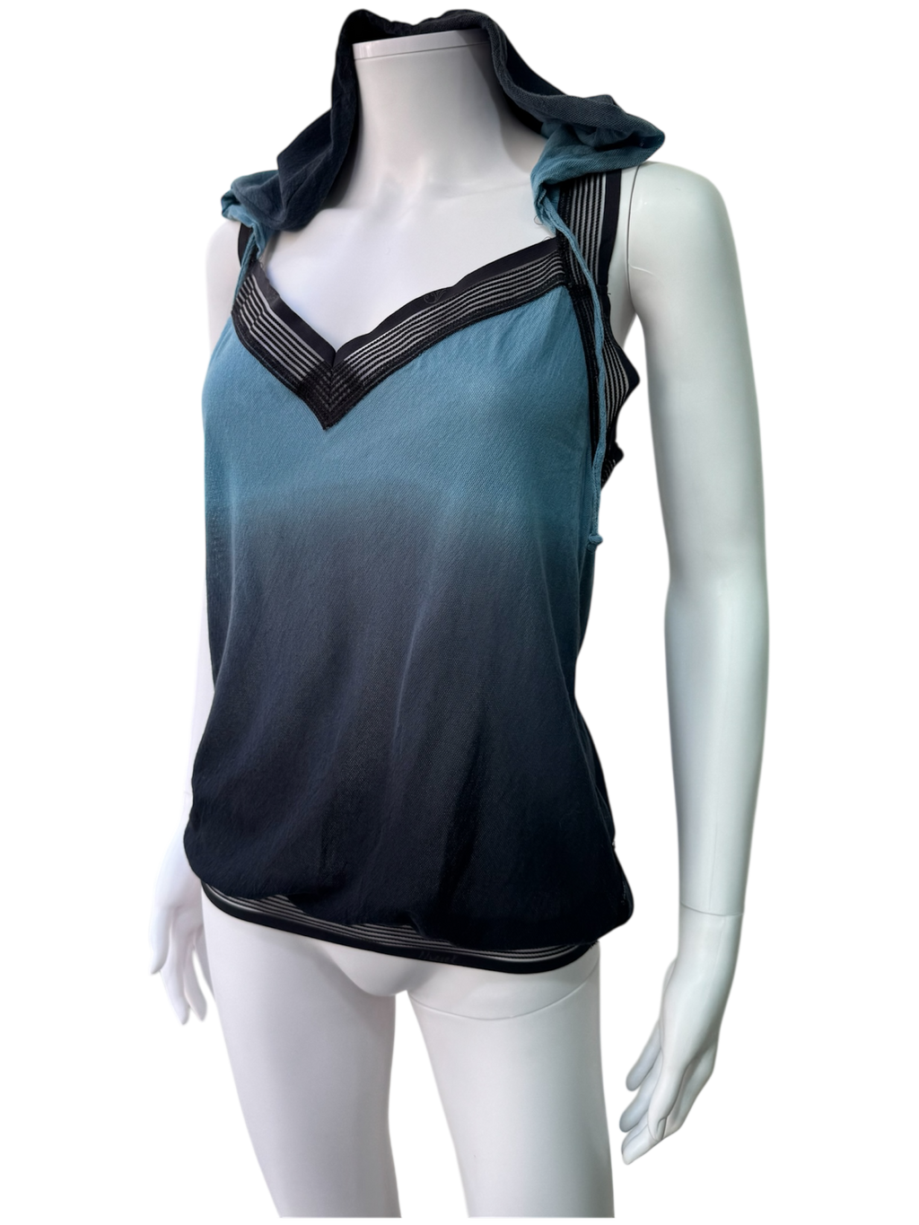 Diesel blue top with hood