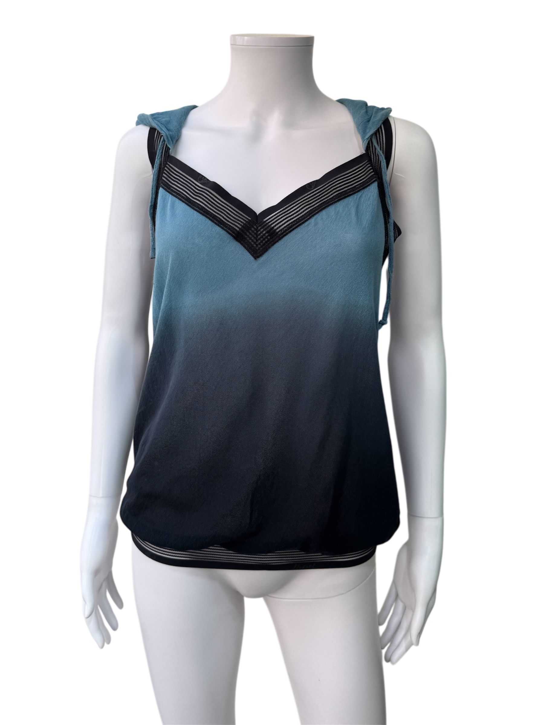 Diesel blue top with hood