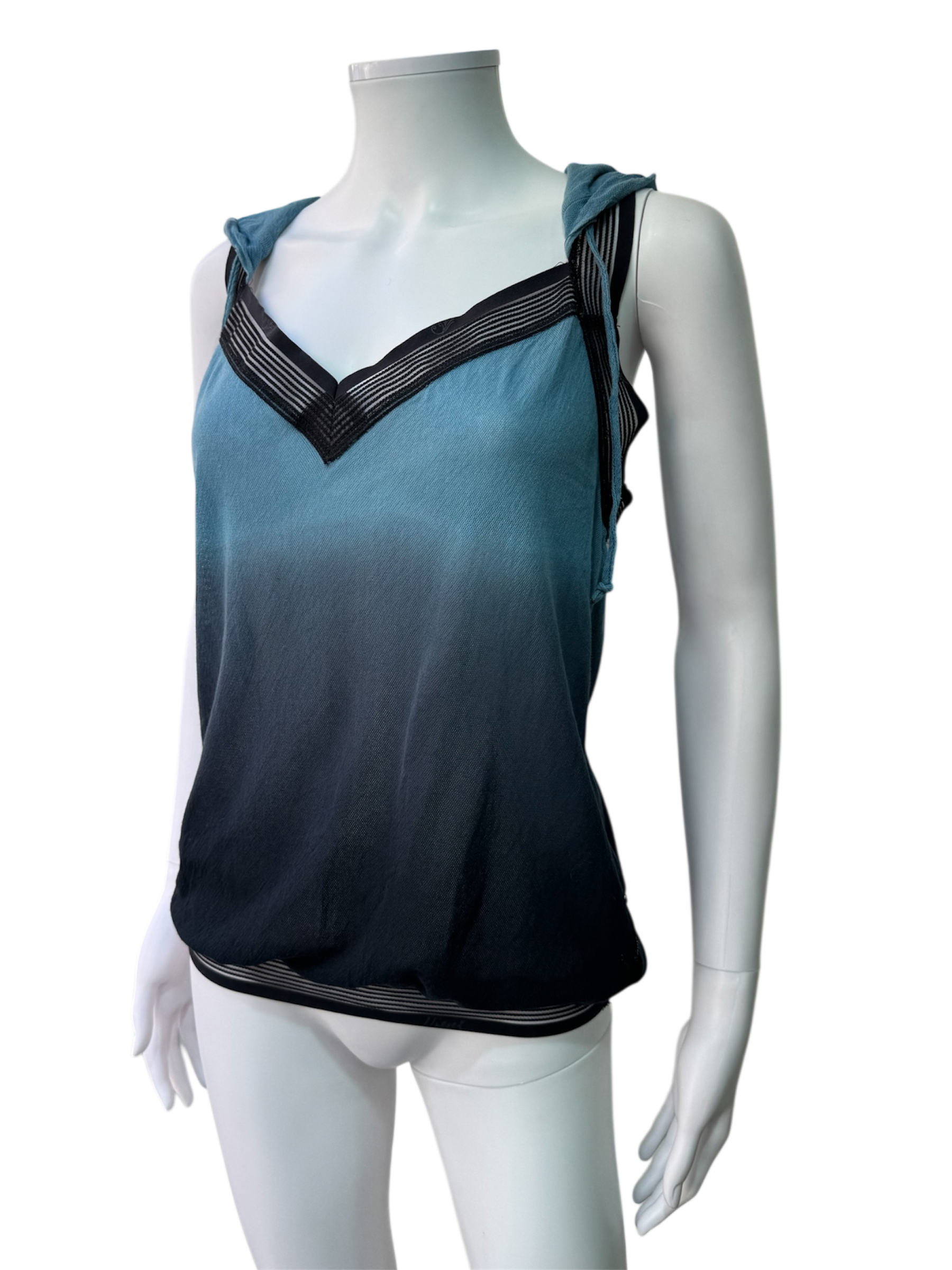 Diesel blue top with hood