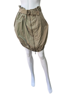 Plein Sud Bubble zip skirt