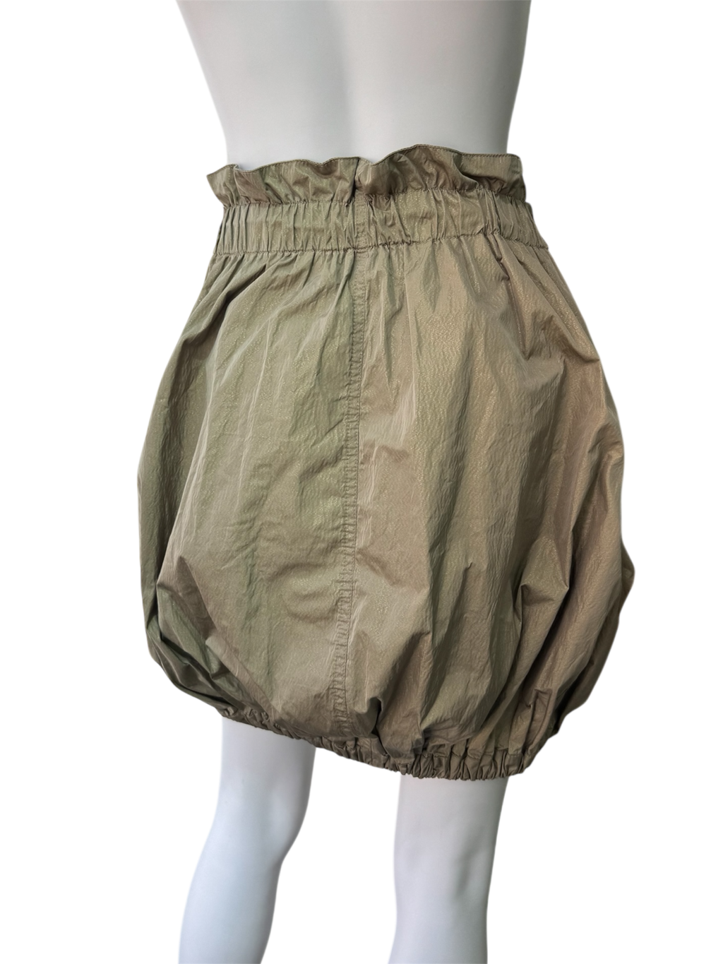 Plein Sud Bubble zip skirt