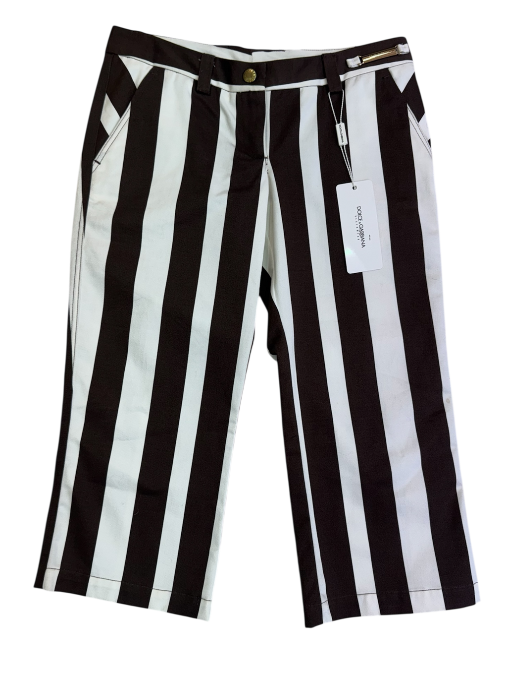 Dolce & Gabbana striped capri pants
